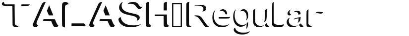 TALASH font download