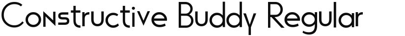 Constructive Buddy font download