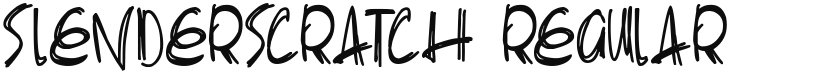 Slenderscratch font download