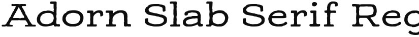 Adorn Slab Serif font download
