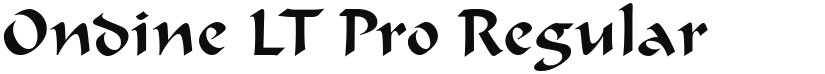 Ondine LT Pro font download