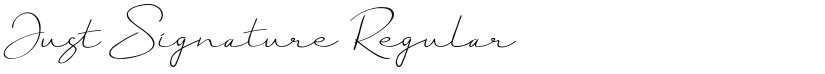 Just Signature font download