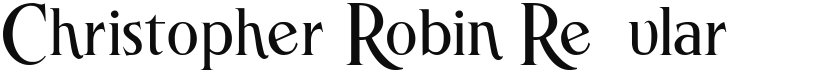 Christopher Robin font download