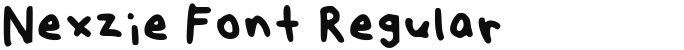 Nexzie Font Regular