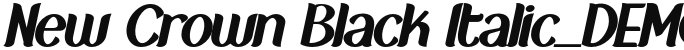 New Crown Black Italic_DEMO