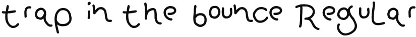 trap in the bounce font download
