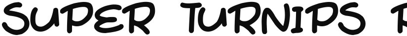 Super Turnips font download