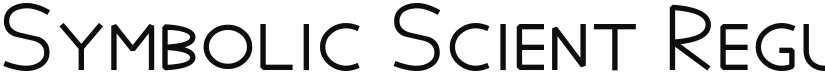 Symbolic Scient font download