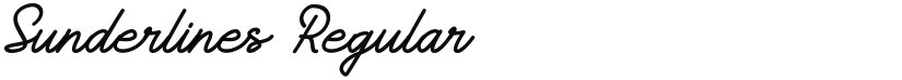 Sunderlines font download