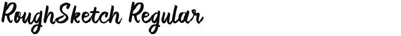 RoughSketch font download