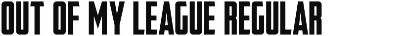 Out Of My League font download