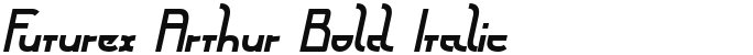 Futurex Arthur Bold Italic