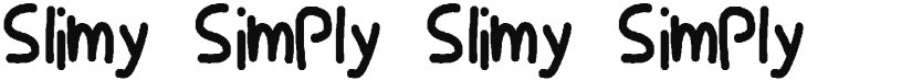 Slimy Simply font download
