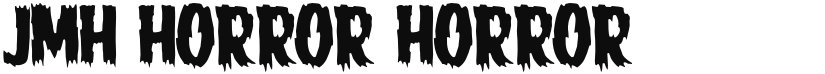 JMH HORROR font download