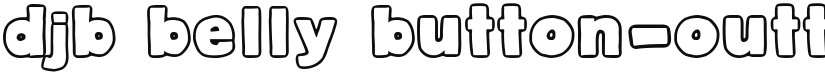 DJB Belly Button-Outtie font download