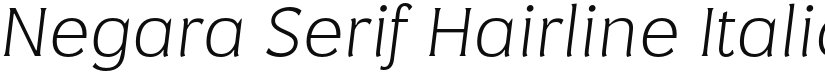 Negara Serif font download