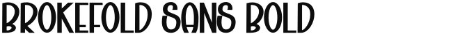 Brokefold Sans Bold