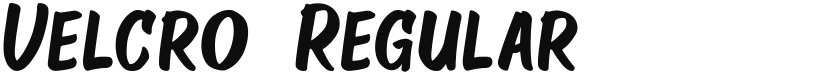 Velcro font download