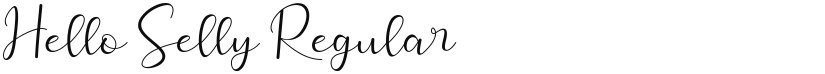 Hello Selly font download