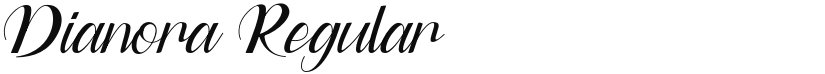 Dianora font download