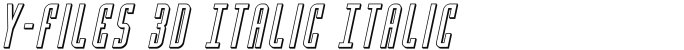 Y-Files 3D Italic Italic