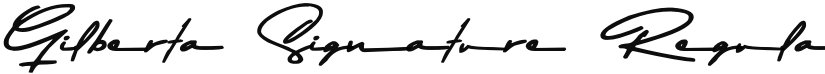 Gilberta Signature font download