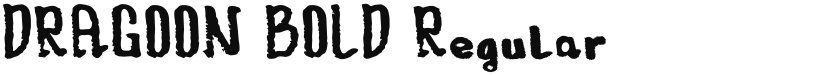 DRAGOON font download