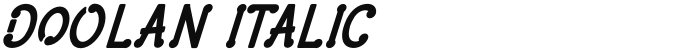 DOOLAN Italic