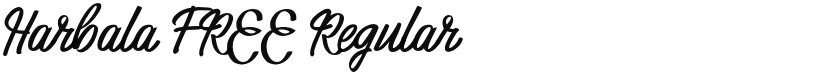 Harbala FREE font download