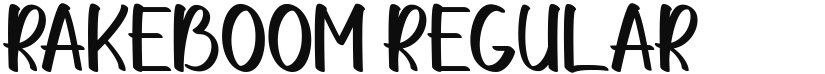 RAKEBOOM font download