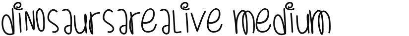 DinosaursAreAlive font download