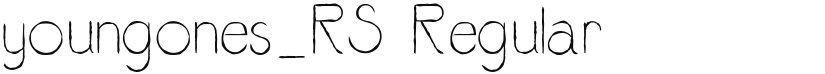 youngones_RS font download