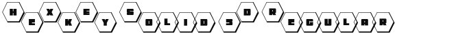 HeXkEy Solid 3D Regular