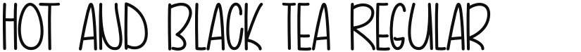 Hot and Black Tea font download