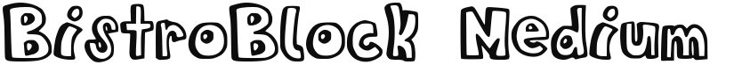 BistroBlock font download