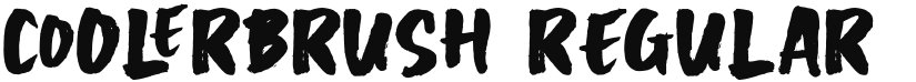 COOLERBRUSH font download