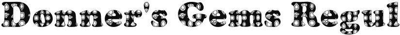 Donner's Gems font download