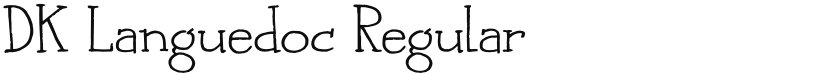 DK Languedoc font download