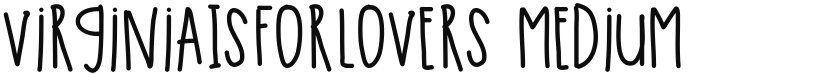VirginiaIsForLovers font download