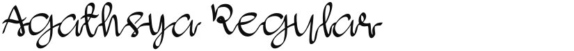 Agathsya font download