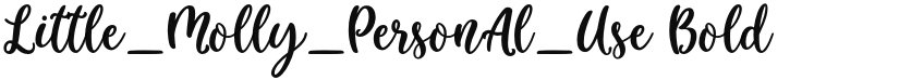 Little_Molly_Personal_Use font download