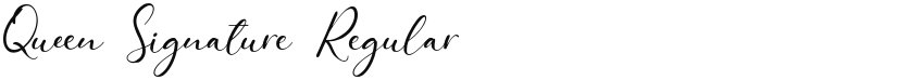 Queen Signature font download