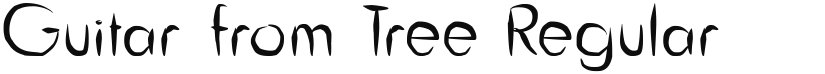 Guitar from Tree font download