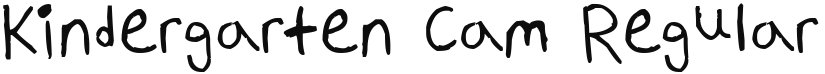 Kindergarten Cam font download