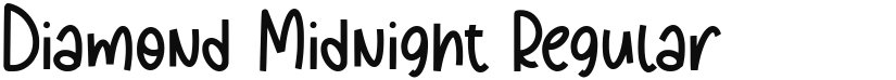 Diamond Midnight font download