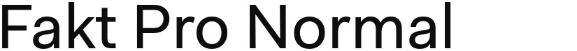 Fakt Pro font download