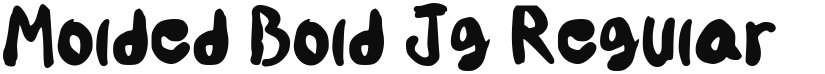 Molded  Jg font download