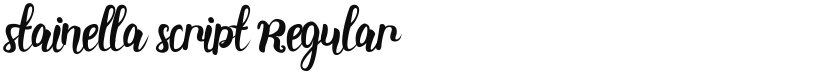stainella script font download