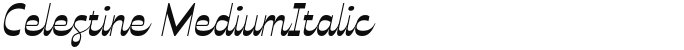 Celestine MediumItalic