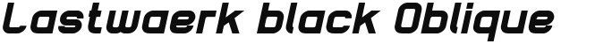 Lastwaerk black Oblique